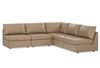 Beckham L-Shaped Leather Sectional 2676-LSECTL