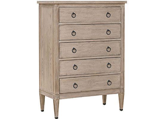 Charlotte 5-Drawer Chest (2511-0251) in a Washed Elm finish