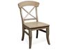 Regan X-Back Side Chair (Weathered Driftwood-27457) by Riverside furniture