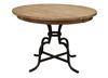 Picture of The Nook Oak - 44" Counter Height Round Table with Metal Base