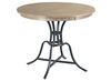 Picture of The Nook Oak - 44" Counter Height Round Table with Metal Base