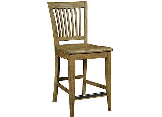 Picture of The Nook Oak - Counter Height Slat Back Chair 663-693