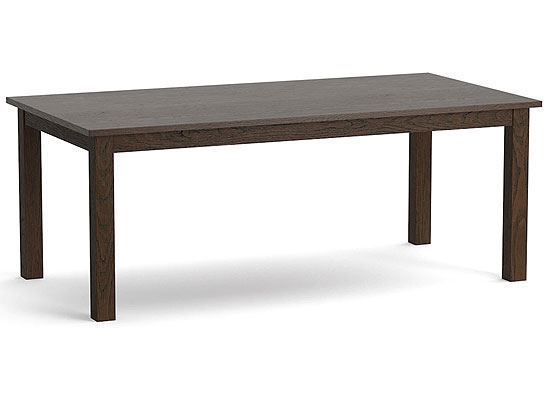 Benchmade Selwyn Oak Rectangle Dining Table 4121-7840S with a Briar finish