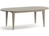 Bench*Made OWENS Oval Oak Dining Table 4121-8440C with a Storm Grey finish