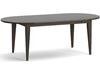 Bench*Made OWENS Oval Oak Dining Table 4121-8440C with a Storm Grey finish