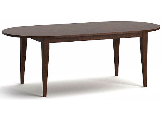 Benchmade OWENS Maple Oval Dining Table 4021-8440C with a Bridle finish