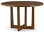 Benchmade LIAM Round Maple Dining Table  4021-K4810 in an Auburn finish