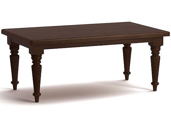 Benchmade FARMHOUSE Maple Leg Dining Table 4021-4272 with a Bridle finish