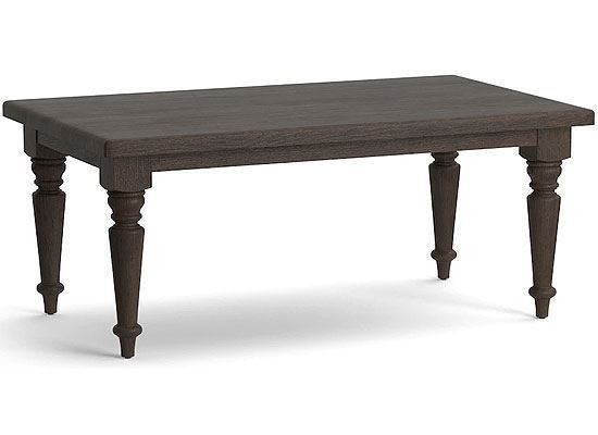 Benchmade FARMHOUSE Oak Leg Dining Table 4121-4272 with an Espresso finish