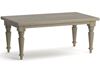 Benchmade FARMHOUSE Oak Leg Dining Table 4121-4272 with a Strom Grey finish