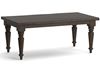 Benchmade FARMHOUSE Oak Live Edge Dining Table 4121-4272LE with an Espresso finish