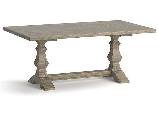 Benchmade HARVEST Oak Dining Table 4121-7242H with a Storm Grey finish