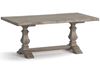 Benchmade HARVEST Maple Live Edge Dining Table 4021-7242HLE with a Greylan f finish