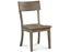 Benchmade Rollins Oak Side Chair 4121-2000RL with a Storm Grey finish