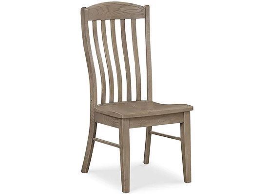 Benchmade Holden Oak Side Chair 4121-2000HN with a Storm Grey finish