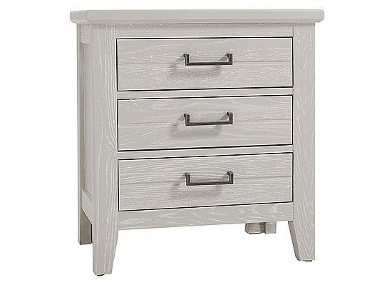 Passageways 3-drawer Nightstand with an Oyster finish