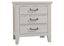 Passageways 3-drawer Nightstand with an Oyster finish