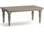 BenchMade Louisa Oak Rectangle Leaf Table (4122-4060LC1) in a Storm Grey finish from Bassett furniture