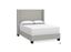 Bassett - Custom Uph Beds Dublin King Straight Wing Bed - 2602-K69F