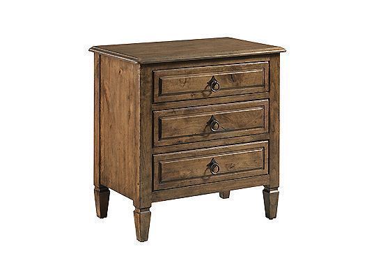 KINCAID LLOYDS THREE DRAWER NIGHTSTAND #024-420 from the ANSLEY COLLECTION