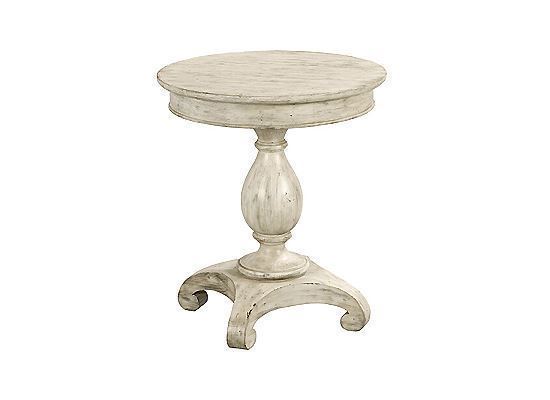 KINCAID KELSEY ROUND END TABLE  # 020-916 from the SELWYN COLLECTION