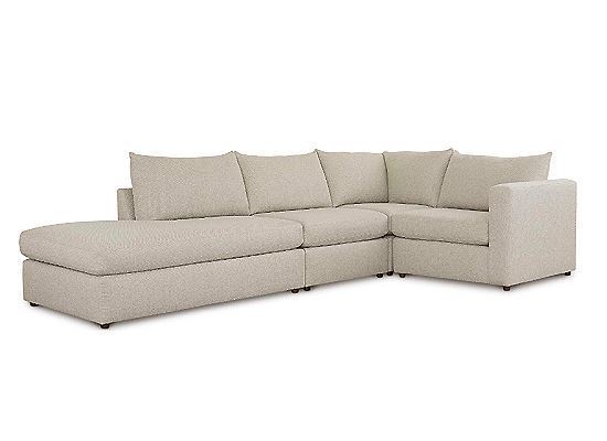 Bassett - Beckham Wide Arm Sectional - 2676-LSECTBWFC-FC178-2