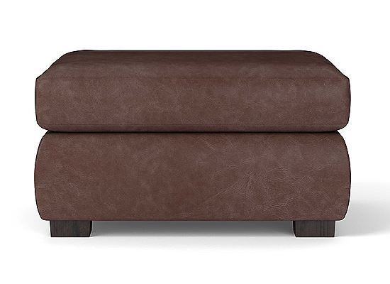 Bassett - Benchmade - Jamestown Leather Ottoman - 3133-01L